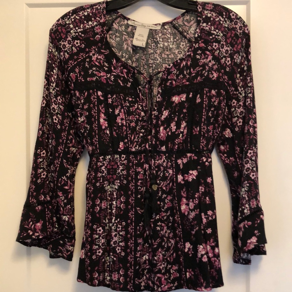 American Rag Cie Boho Top. Women’s Sz L